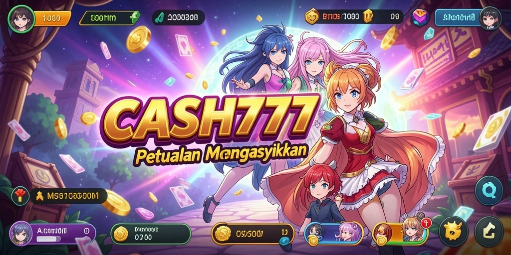 Screenshot CASH777 menunjukkan aksi heroik dalam pertempuran penuh warna.