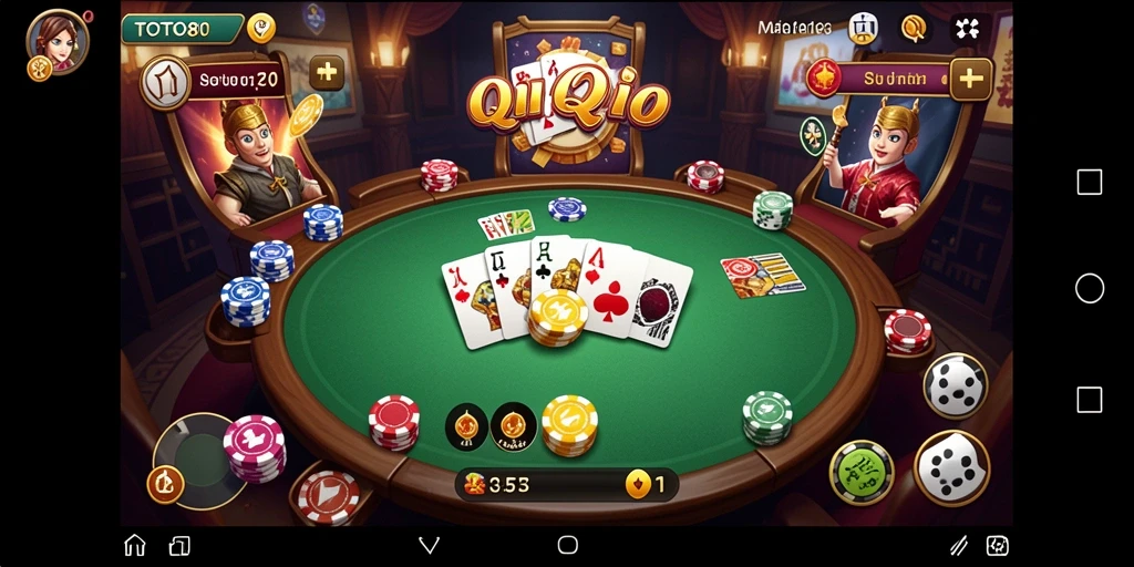 Gameplay seru QiuQiu di TOTO80 dengan teman-teman.