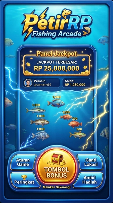 Tampilan antarmuka sederhana dari aplikasi petirrp.